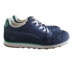 J.‎ Crew City Sneakers Women's Size 9.5 Blue Green Suede Casual Preppy Outdoor